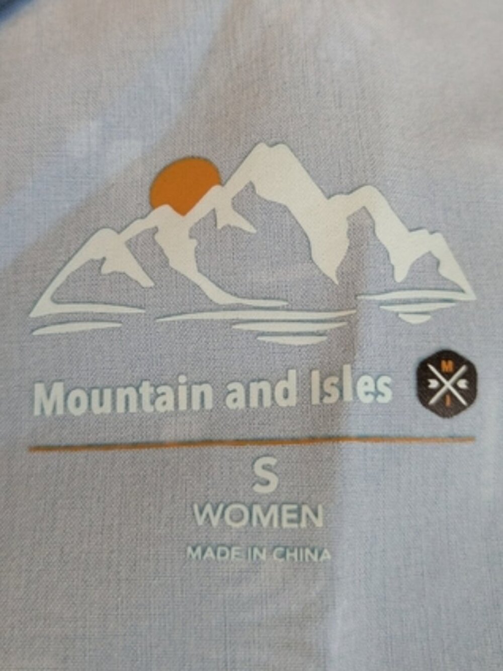 Mountains and Isles Athleisure Dress Blue Patterned Size Small - Picture 7 of 9